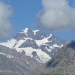 die Jungfrau von der Walliser Seite aus gesehen