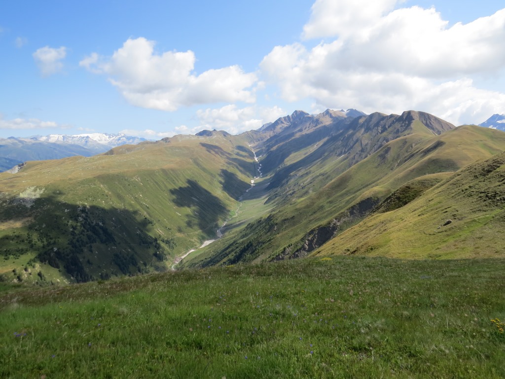 Blick in das einsame langgezogene Rappetal