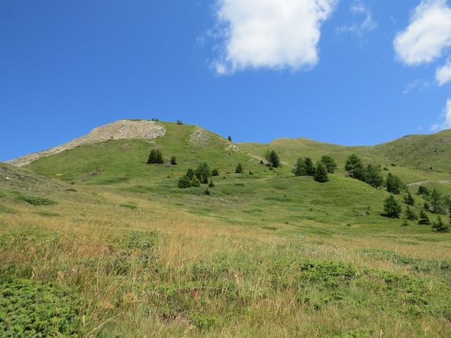 Blick zurück und hinauf zum Eggerhorn. Was für eine fantastische und einmalige Aussicht von diesem Berg