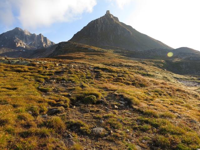 wir sind gespannt wie der Bergweg aussehen wird, der uns zum Gipfel des Chilchhorn führen wird