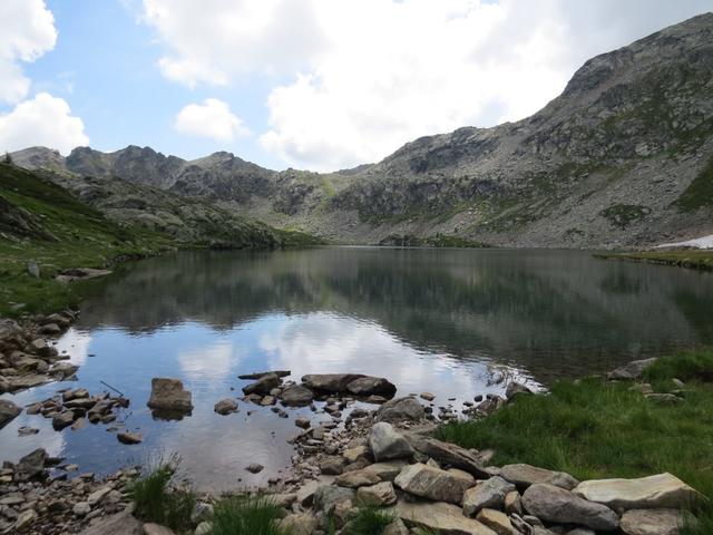 ...verlassen wir nach der Mittagspause, den einsam gelegenen Tschawinersee