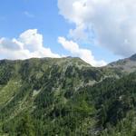 schönes Breitbildfoto links das Seehorn, rechts der Camoscellahorn