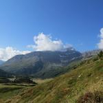 leider ist das Fletschhorn in Wolken eingehüllt