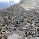 der Bergpfad wird nun deutlich alpiner