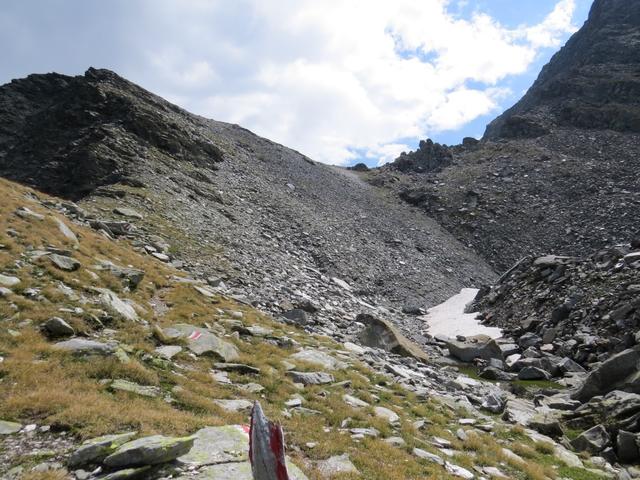 auf dem Weg zum kleinen Sattel der das Wyssbodenhorn mit dem Schilthorn verbindet