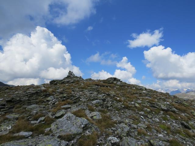 ...und wir erreichen das Wyssbodenhorn 2623 m.ü.M.
