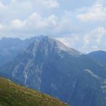 direkt vor uns das Seehorn bei Gondo. Eine empfehlenswerte Bergwanderung