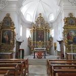 wir besuchen die schöne Kirche von Simplon Dorf