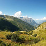 ...und die traumhafte Aussicht auf das Rhonetal und die umliegenden Berge