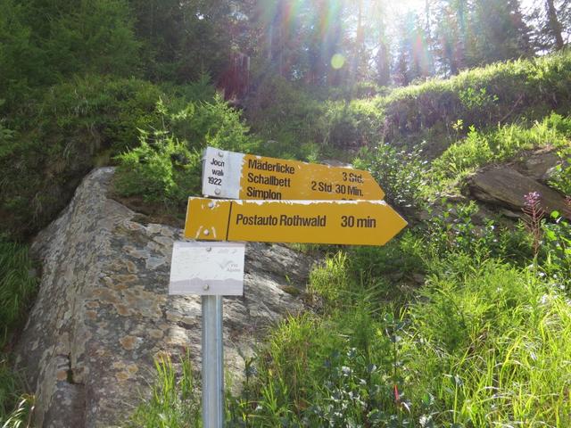 nach einer weiteren Waldpartie beim Jochtwald 1887 m.ü.M.,...