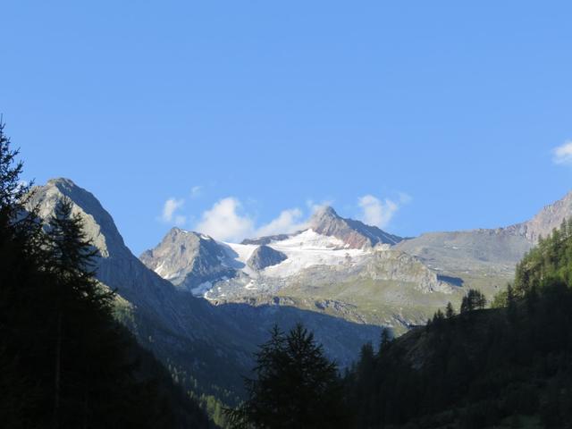 wir bestaunen Balmahorn, Tossenhorn, Tälligletscher und Tällihorn