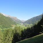 unser Blick schweift zum eleganten Chrummbach-Viadukt der Simplonstrasse und nach Simplon Dorf