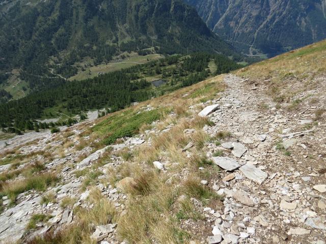 Blick auf den Bergsee