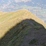 Blick auf den zurückgelegten Weg