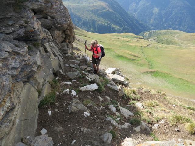 Trittsicherheit und Schwindelfreiheit ist hier ein absolutes muss