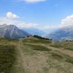 entlang den Skipisten und Abfahrtswegen...