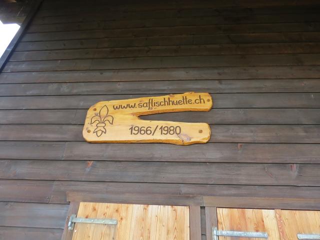 ...erreichen wir die Saflischhütte 2088 m.ü.M.