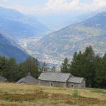 ...taucht vor uns die Kapelle auf 1942 m.ü.M., an der wir am Morgen vorbeigelaufen sind