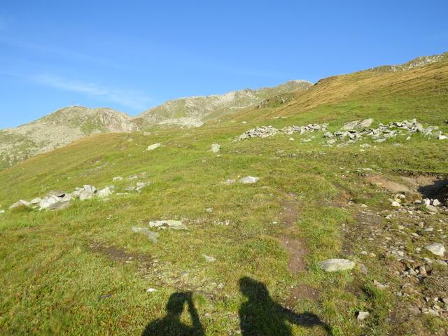 ...und wandern ein Stück Richtung Sidelenhütte.