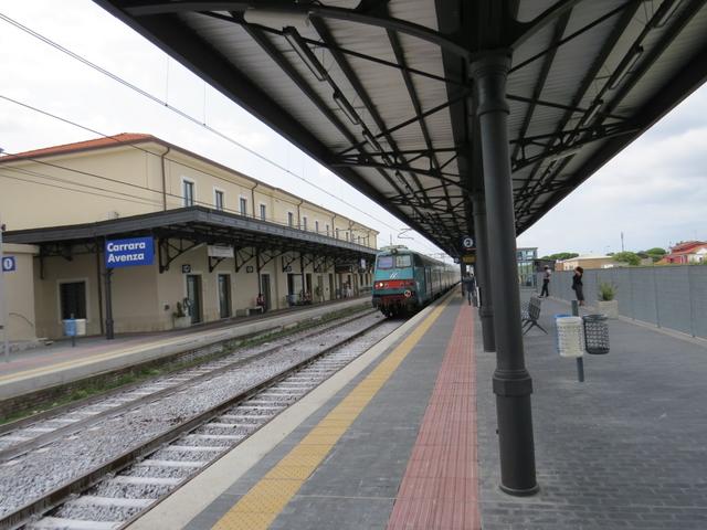 ...bevor es mit dem Zug danach nach Lido di Camaiore zurück geht