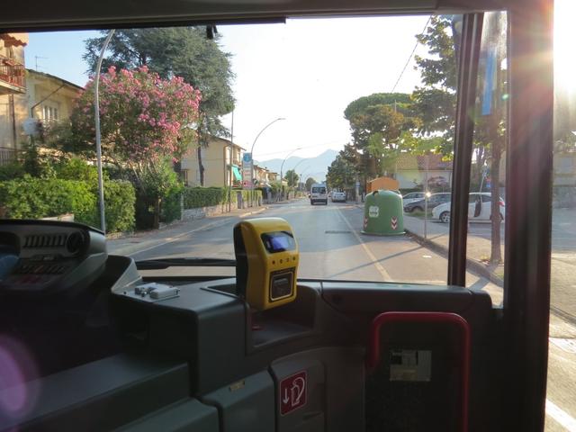 mit dem Bus fahren wir danach nach Camaiore