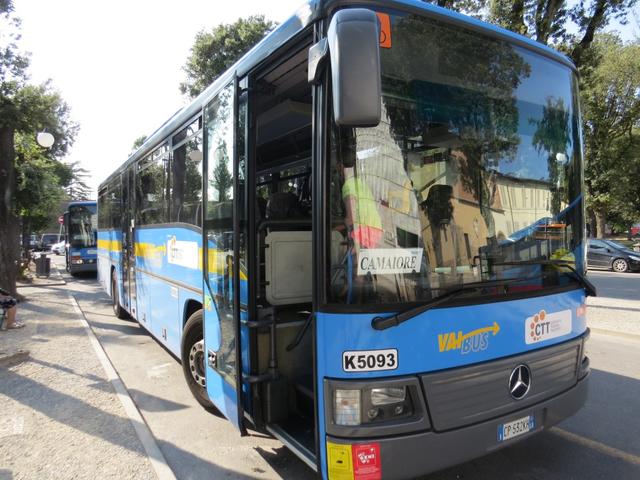 mit dem Bus fahren wir danach zurück nach Lido di Camaiore