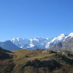 Blick Richtung Berninagruppe