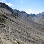 Blick ins Val Languard mit Fuorcla Pischa