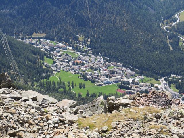 900 m weiter unten liegt Pontresina