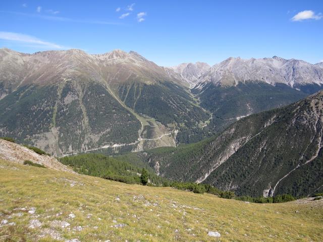 Blick auf die Ofenpassstrasse