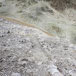 über feines, rutschiges Geschiebe....