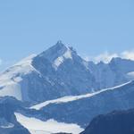 gut ersichtlich Piz Bernina mit Biancograt