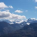 schön aufgereiht wie eine Perlenschnur Piz Palü, Bellavista und Piz Bernina