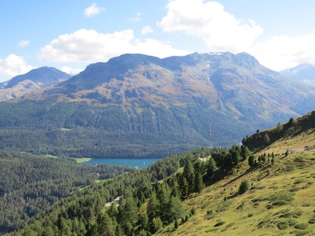 ...und zum St.Moritzersee mit Piz Mezdi