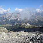 Blick auf die Ofenpassstrasse und den Il Jalet