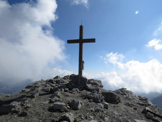 auf dem Gipfel des Piz Daint 2967 m.ü.M.