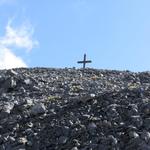 Blick zurück zum Gipfelkreuz