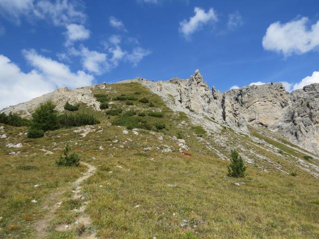 ...und steigen hinauf zum Il Jalet