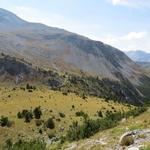 Blick Richtung Val Murtaröl von wo wir gekommen sind