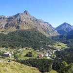 Blick auf Maloja