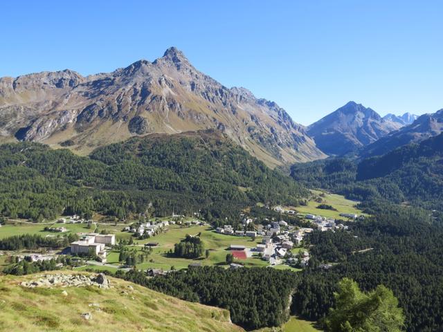 Blick auf Maloja