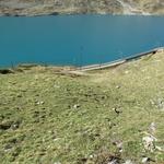 wir wandern fast weglos und ohne Markierungen, abwärts Richtung Lago Bianco