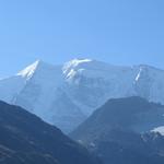 Blick auf Piz Palü-Ostgipfel, Piz Palü-Hauptgipfel und Piz Palü-Westgipfel