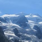 Blick auf Bellavista-Ostgipfel, Bellavista Mittelgipfel und Bellavista- Westgipfel