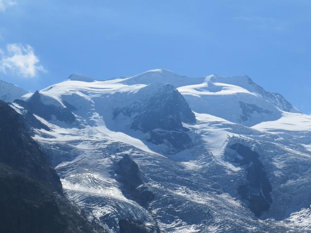 Blick auf Bellavista-Ostgipfel, Bellavista Mittelgipfel und Bellavista- Westgipfel