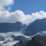 Blick auf Piz Cambrena und Vadret Pers