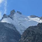 Blick auf Piz Prievlus mit Vadret Prievlus