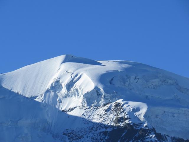 der Piz Palü-Hauptgipfel herangezoomt