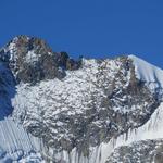 Piz Bernina und Piz Bianco herangezoomt