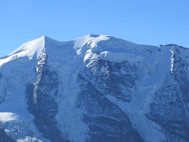 Blick auf Piz Palü-Ostgipfel, Piz Palü-Hauptgipfel und Piz Palü-Westgipfel